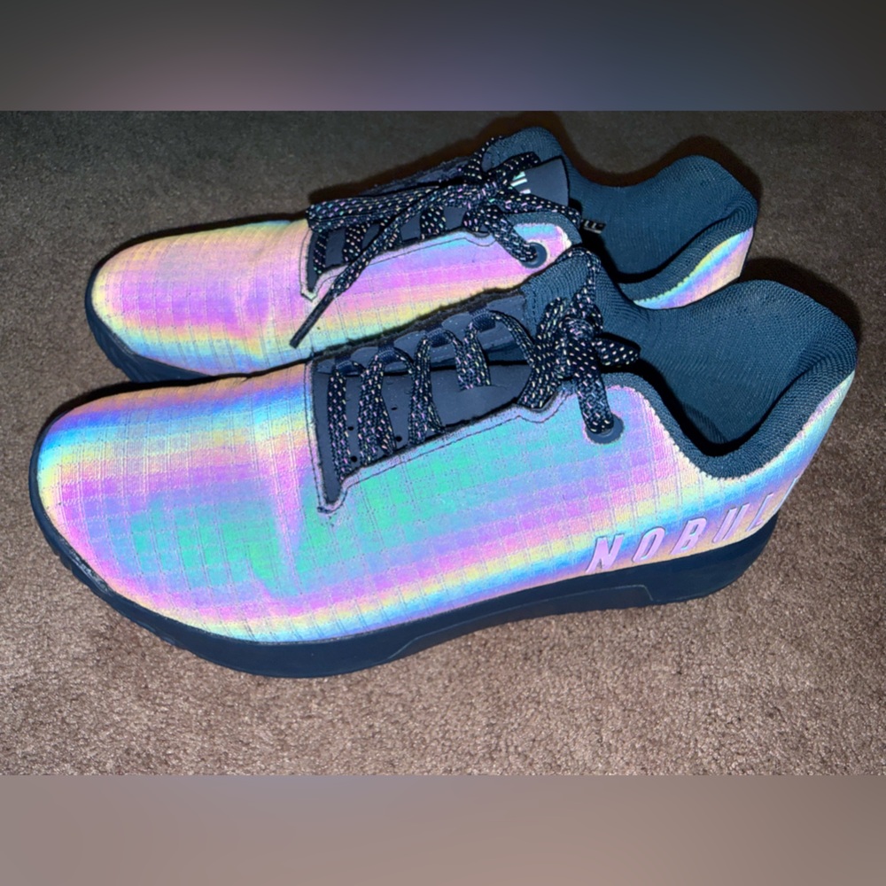 NOBULL Men’s 8.5 Iridescent Blue Sneakers